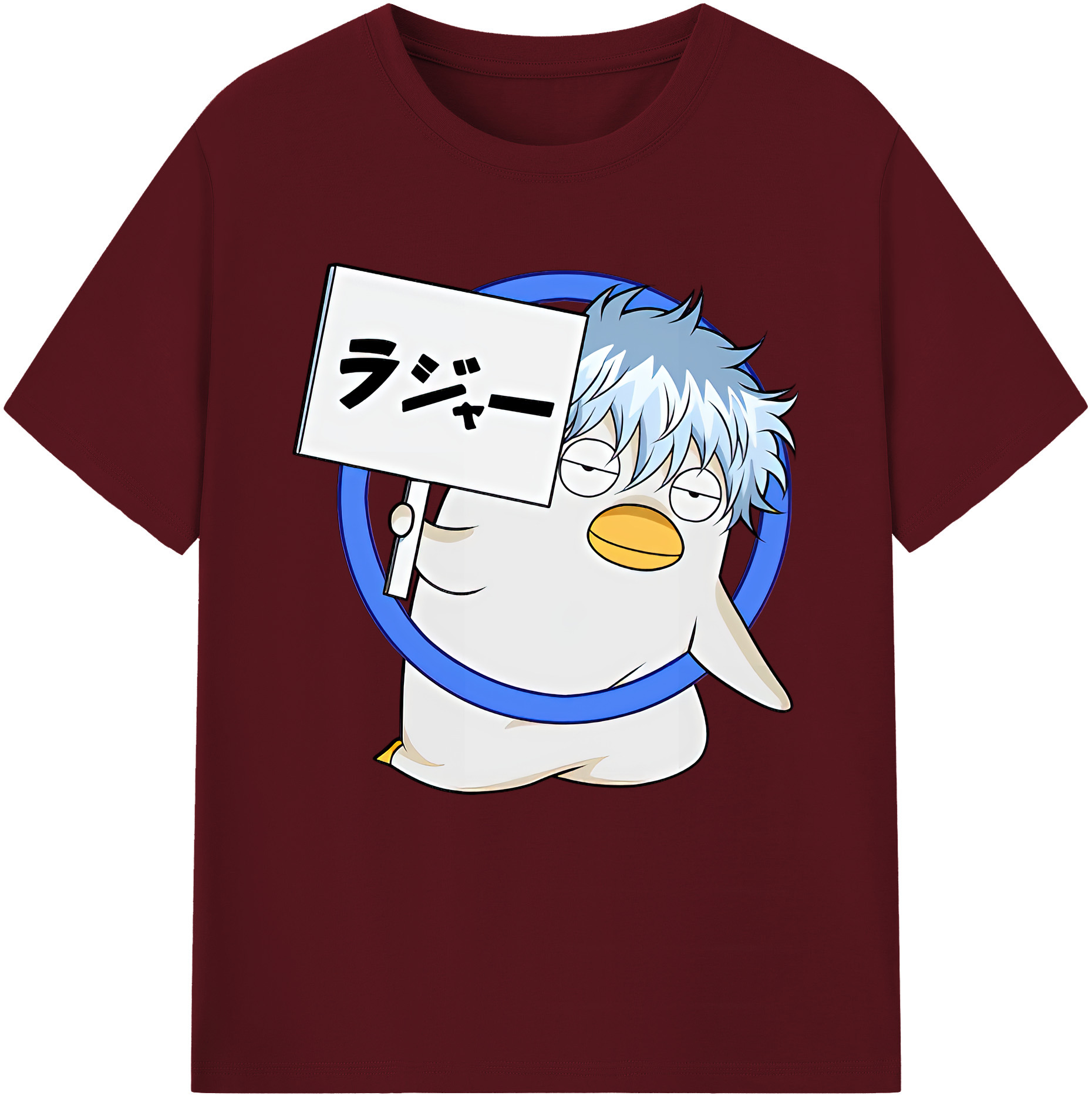 （画像用） ぎんたま 坂田銀時（さかたぎんとき） 神楽 志村新八（しむら しんぱち） GINTAMA Sakata Gintoki Kagura Shimura Shinpachi 綿100％半袖Tシャツ（フロントプリント）
